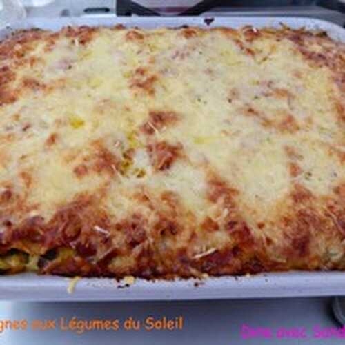 Des Lasagnes aux Légumes du Soleil