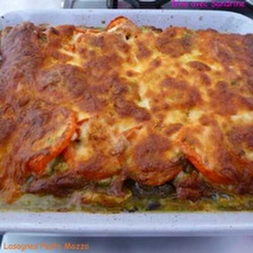 Des Lasagnes Pesto Mozza (sans viande)