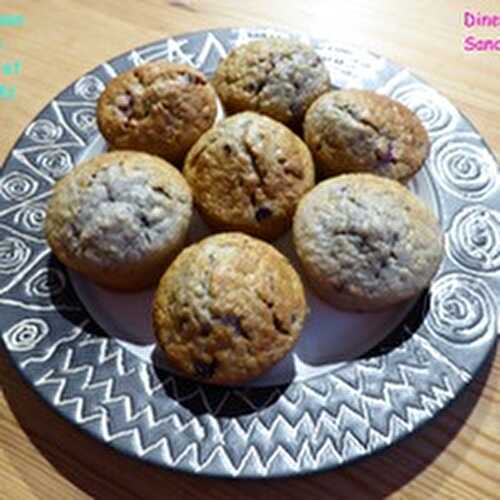 Des Muffins aux Flocons d'Avoine et Fruits rouges