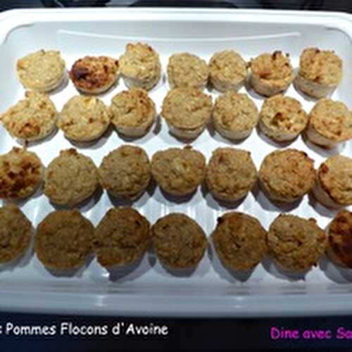 Des Muffins aux Pommes et Flocons d'Avoine