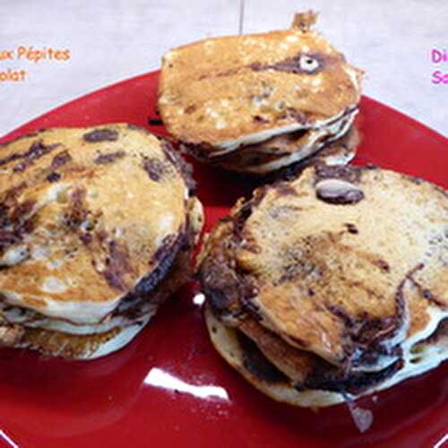 Des Pancakes aux Pépites de Chocolat