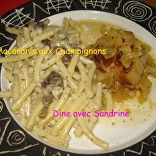 Des Pâtes aux Champignons forestiers (sans viande)