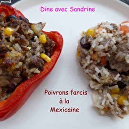 Des Poivrons farcis à la Mexicaine