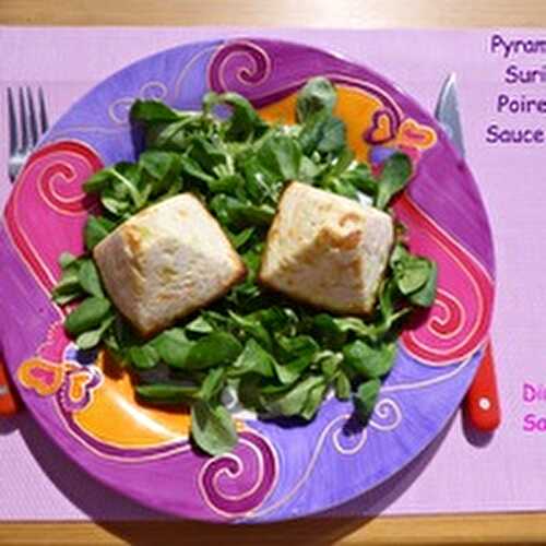 Des Pyramides Surimi Poireaux Sauce Vierge