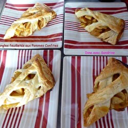 Des Triangles feuilletés aux Pommes Confites