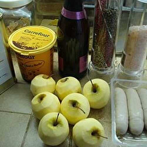 Du Boudin blanc aux Pommes