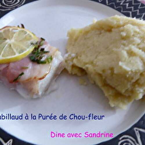 Du Cabillaud à la Purée de Chou-fleur