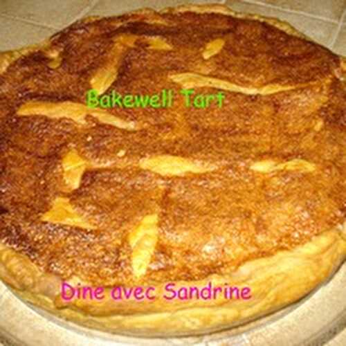 La Bakewell Tart ou Tarte à la Confiture de framboises