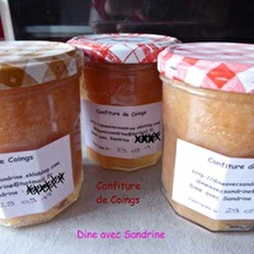 La Confiture de Coings