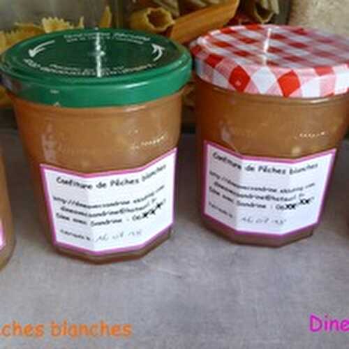 La Confiture de Pêches blanches