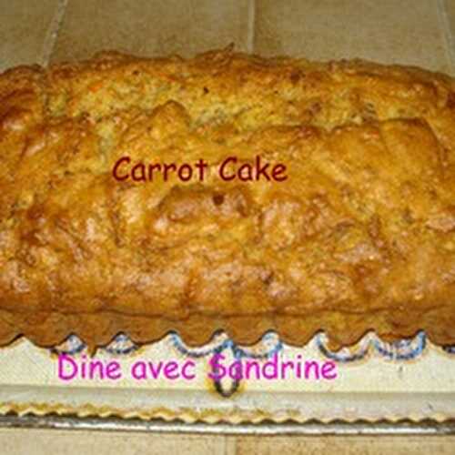 Le Carrot Cake ou Cake à la Carotte