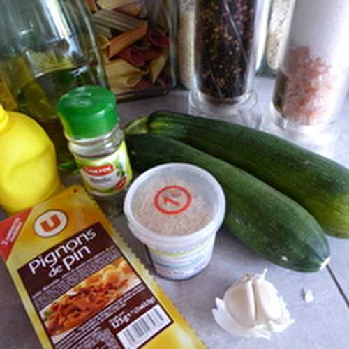 Le Pesto de Courgettes