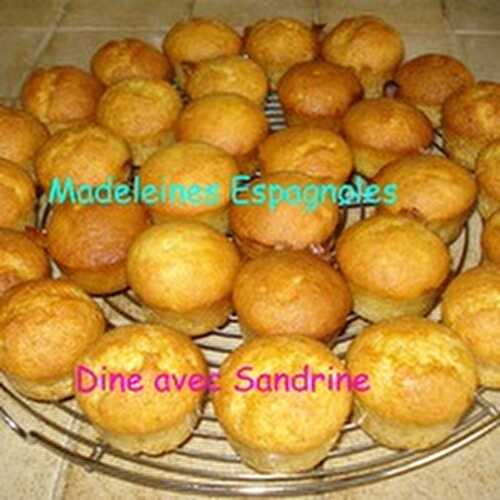 Les Magdalenas ou madeleines espagnoles