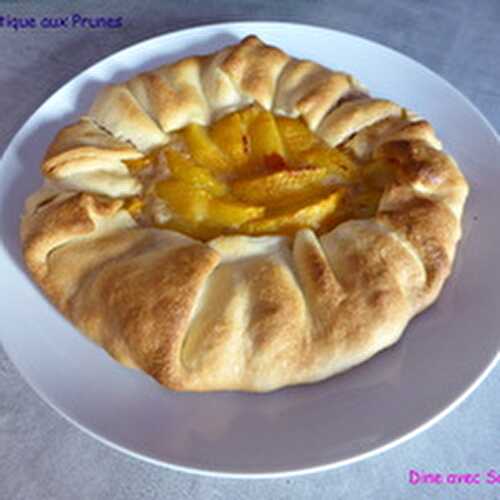 Ma Tarte rustique aux Prunes