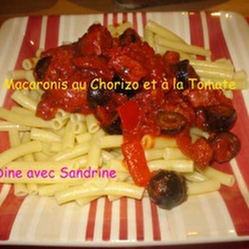 Mes Pâtes au Chorizo et Tomates