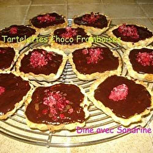 Mes Tartelettes Choco Framboises