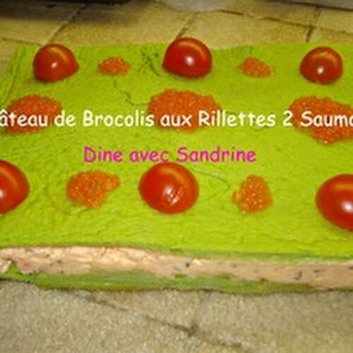 Mon Gâteau Salé aux Brocolis et Rillettes aux 2 Saumons