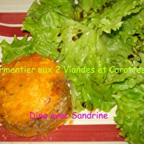 Parmentier aux 2 Viandes et Carottes