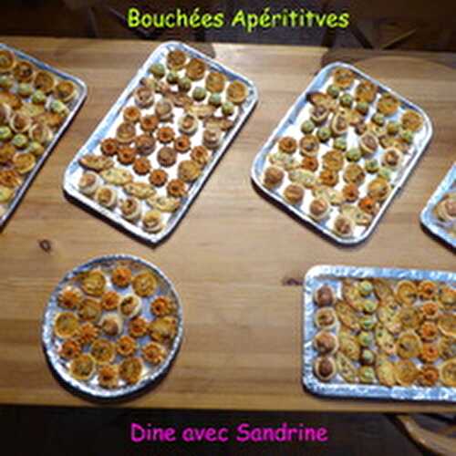 Quelques bouchées apéritives pour un Buffet d'anniversaire!