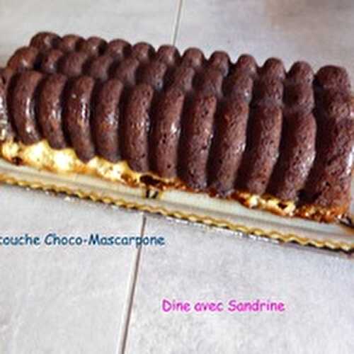 Un Cake bicouche Chocolat Mascarpone