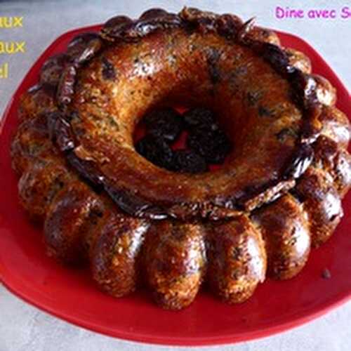 Un Cake moelleux aux Pruneaux et Miel
