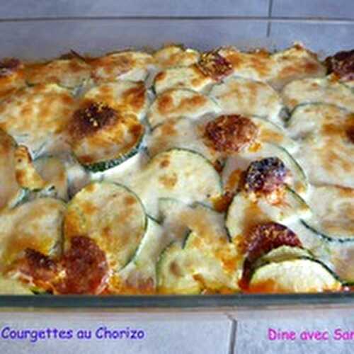 Un Flan de Courgettes au Chorizo