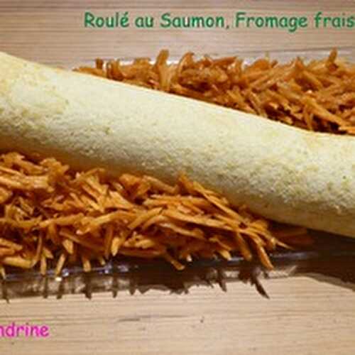 Un Gâteau roulé au Saumon, Fromage frais et Tarama