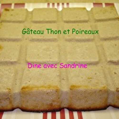 Un Gâteau Thon et Poireaux