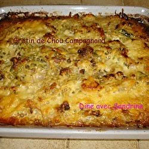 Un Gratin de Chou Campagnard