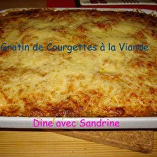 Un Gratin de Courgettes à la Viande