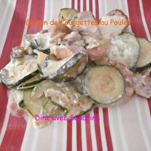 Un Gratin de Courgettes au Poulet