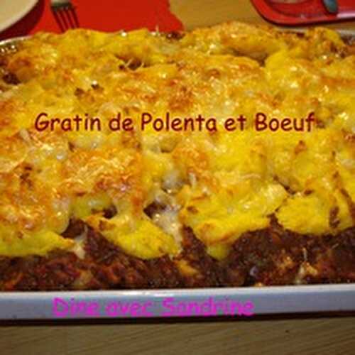 Un Gratin de Polenta et Boeuf