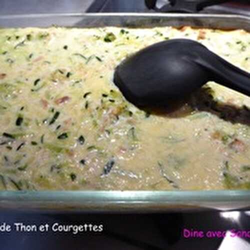 Un Gratin de Thon et Courgettes