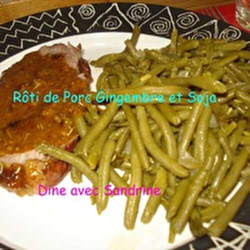 Un Rôti de Porc Gingembre et Soja