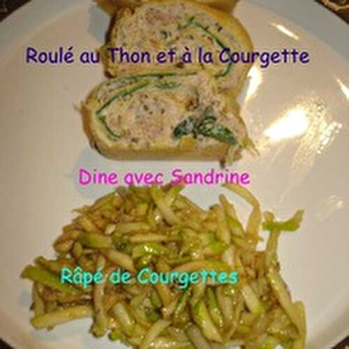 Un Roulé au Thon  et Courgette