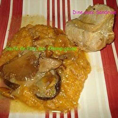 Un Sauté de Porc aux Champignons