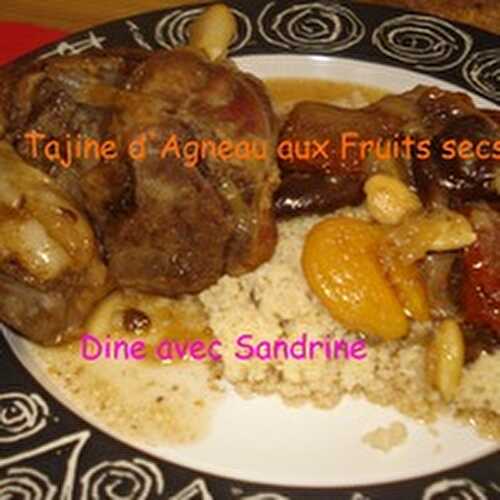 Un Tajine d'Agneau aux Fruits secs