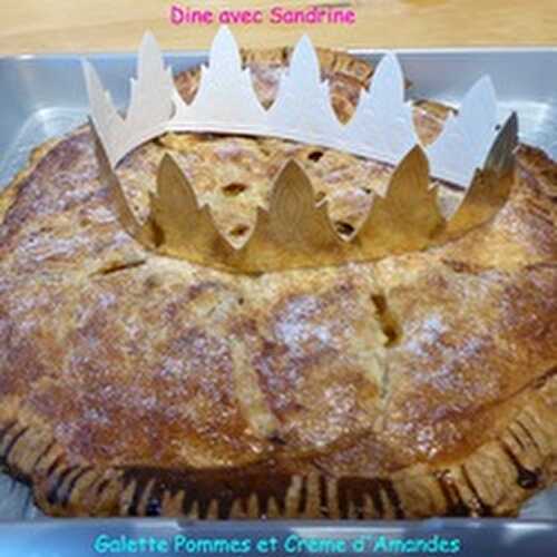 Une Galette des Rois Pommes et Crème d'Amandes