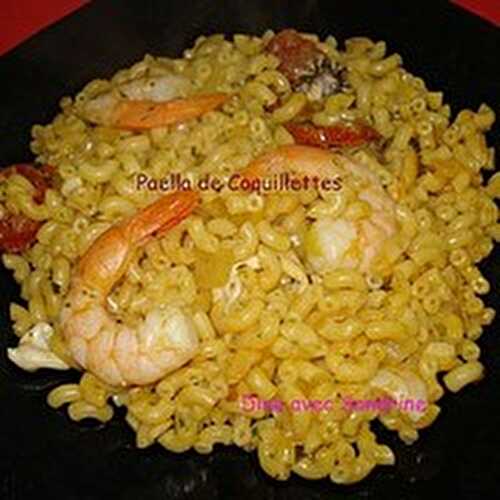 Une Paella de Coquillettes