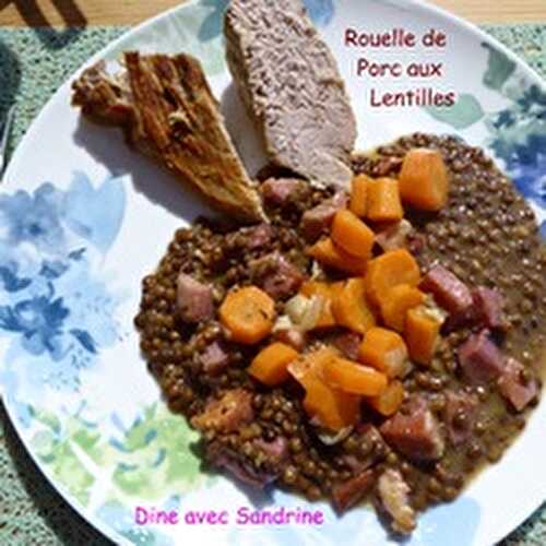 Une Rouelle de Porc aux Lentilles