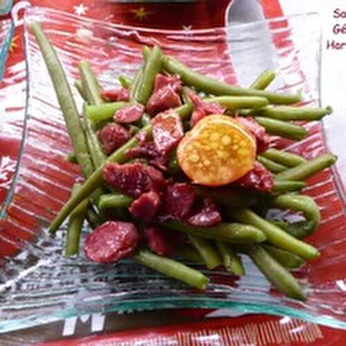 Une Salade d'Haricots verts et Gésiers