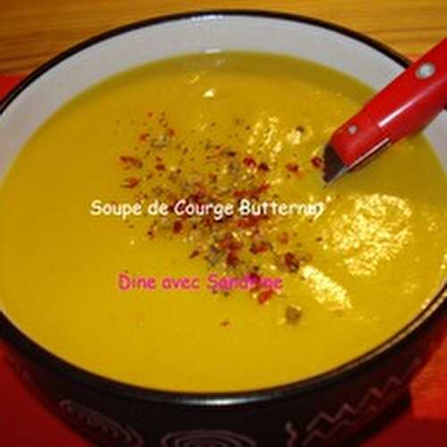 Une Soupe de Courge Butternut