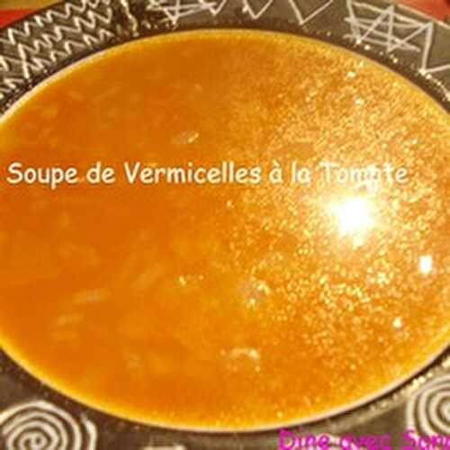 Une Soupe de Vermicelles à la Tomate