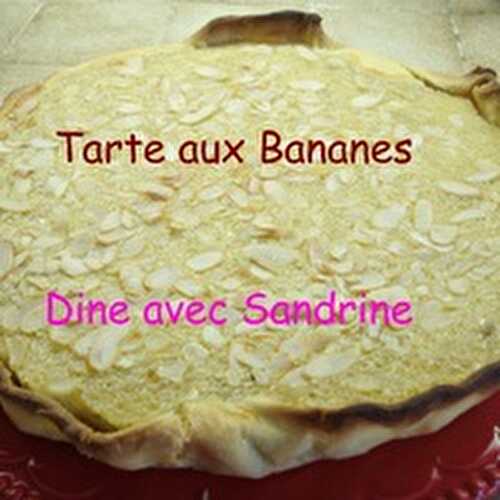 Une Tarte à la Banane et aux Amandes