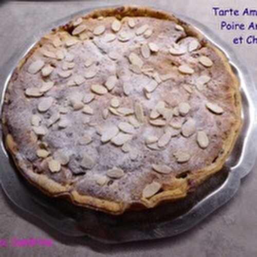 Une Tarte Amandine Poire Amande et Chocolat