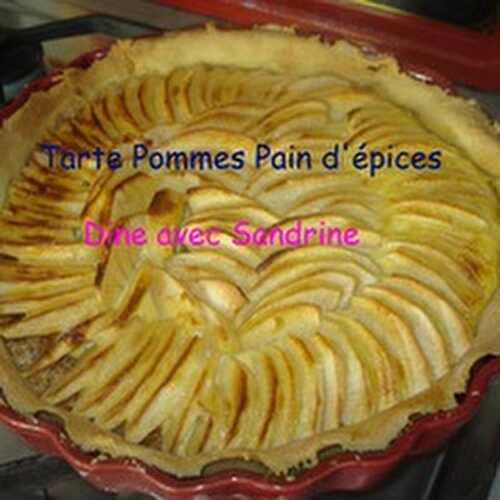 Une Tarte aux Pommes et au Pain d'Epices