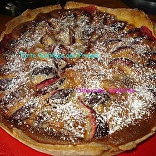 Une Tarte Rustique aux Prunes