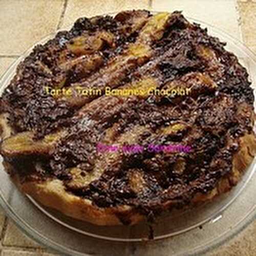 Une Tatin Banane Chocolat