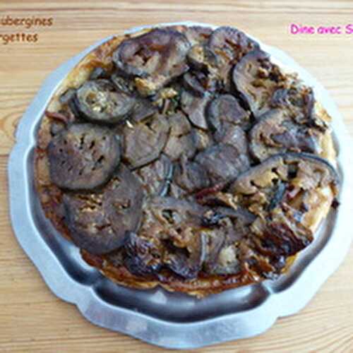 Une Tatin d'Aubergines et Courgettes