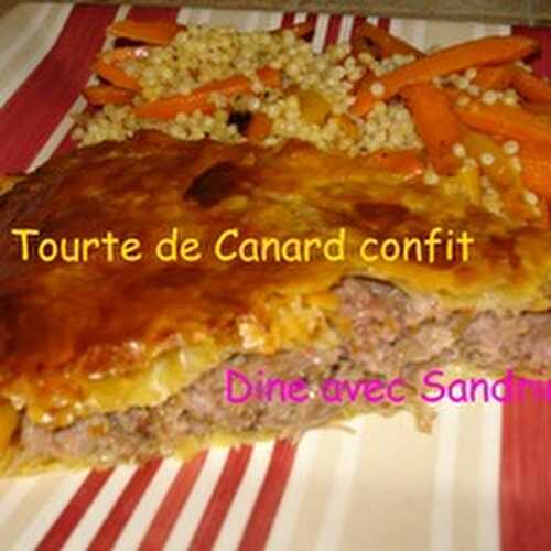 Une Tourte de Canard confit